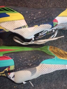 Nike Multicolor Men's Athletic Shoes - White, Black, Green, Blue, Yellow, Red